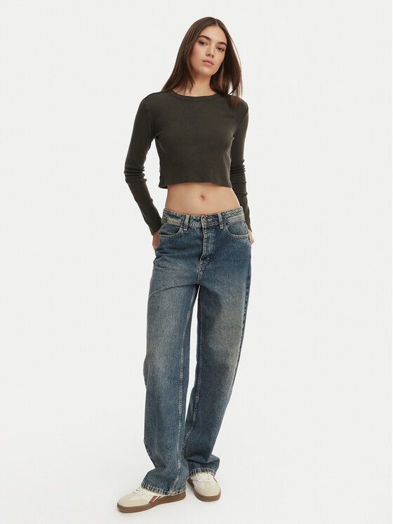 Element Element Särkpluus Icon Crop W ELJKT00122 Must Cropp Fit