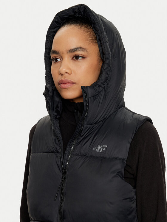 4F 4F Bodywarmer 4FWAW24TVJAF143 Schwarz Regular Fit