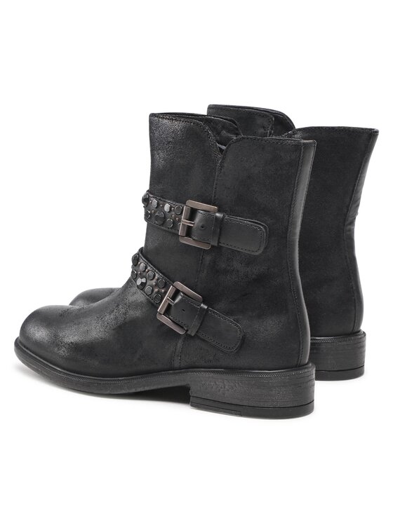 Geox Geox Botine D Catria F D26LQF 07743 C9999 Negru