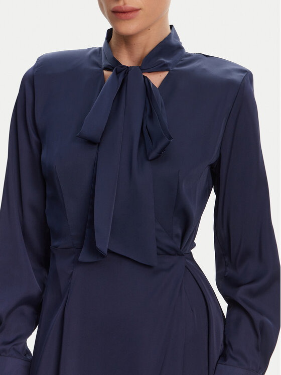 Silvian Heach Silvian Heach Sukienka wieczorowa GPP25451VE Granatowy Regular Fit