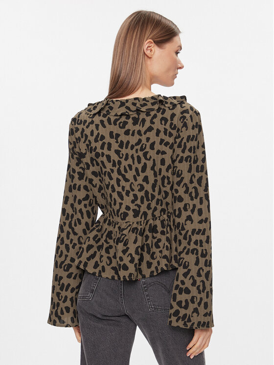 Brave Soul Brave Soul Bluse LWT-272MINDY Braun Regular Fit