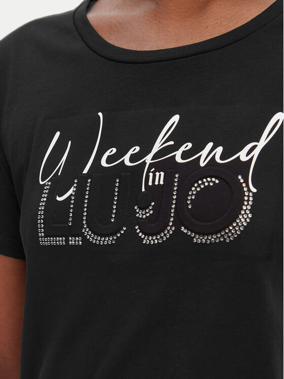Liu Jo Sport Liu Jo Sport T-shirt TA6252 JS923 Nero Regular Fit