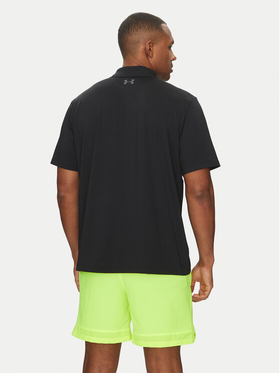 Under Armour Under Armour Polo majica Matchplay 1377374 Črna Loose Fit