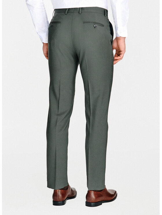 Pako Lorente Pako Lorente Spodnie garniturowe P26SP-6G-015 Zielony Slim Fit