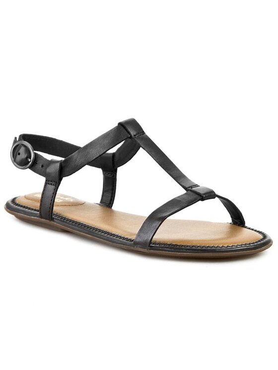 Clarks Sanda y Risi Hop 261088604 Czarny Modivo.pl