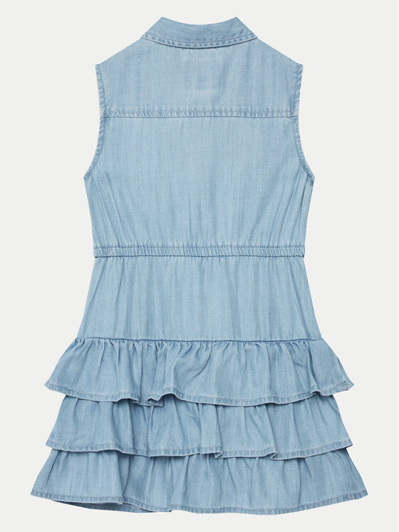 Guess Guess Rochie de blugi K5RK19 D3X30 Albastru Regular Fit