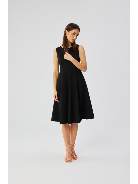 Stylove Stylove Sukienka koktajlowa S358 Czarny Comfortable Fit