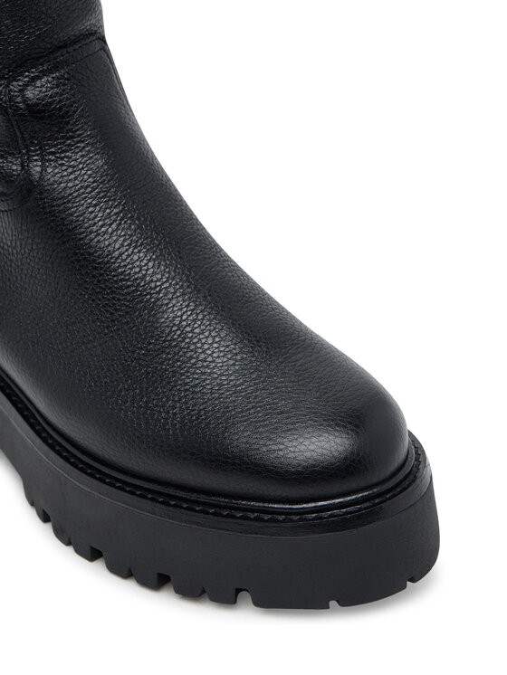 KARL LAGERFELD KARL LAGERFELD Kozaki Burly Biker KL43490W Czarny