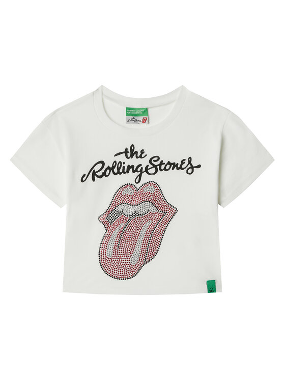United Colors Of Benetton T-Shirt 3I1XC10NW Biały Relaxed Fit