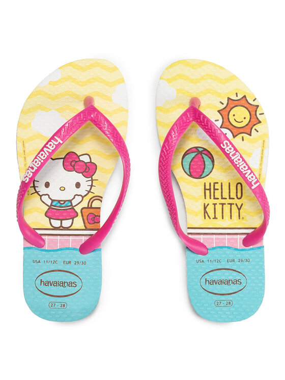 Havaianas Havaianas Šlepetės per pirštą Hello Kitty 41457480001 Rožinė