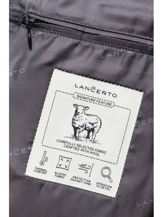 Lancerto Lancerto Płaszcz zimowy Fagernes KU073226000009 Czarny Regular Fit