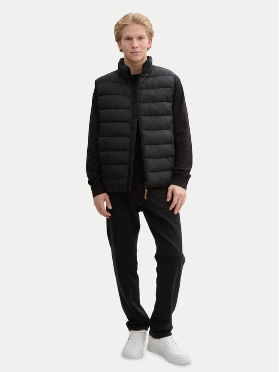 Tom Tailor Denim Tom Tailor Denim Елек 1043826 Черен Regular Fit