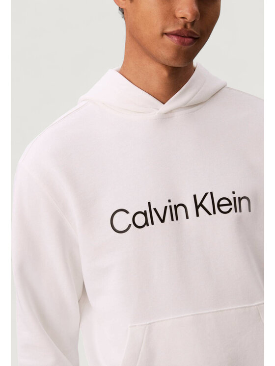 Calvin Klein Calvin Klein Μπλούζα LS EU STANDARD LOGO Λευκό Standard Fit