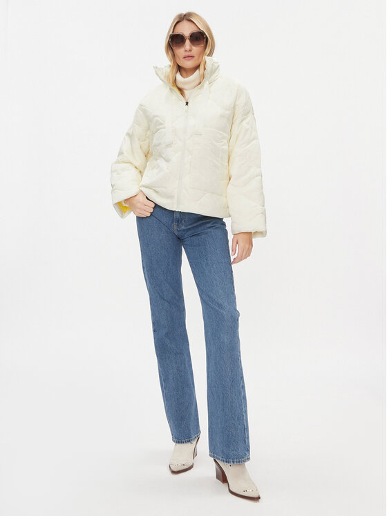 MAX&Co. MAX&Co. Átmeneti kabát Tuono 74840623 Ekru Regular Fit