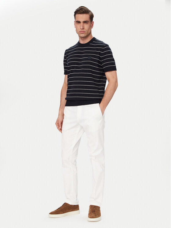 BOSS BOSS T-shirt Kanacho 50561004 Blu scuro Regular Fit