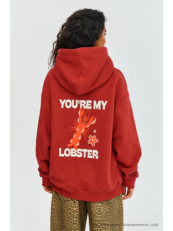NAOKO NAOKO Bluza My Lobster Czerwony Regular Fit
