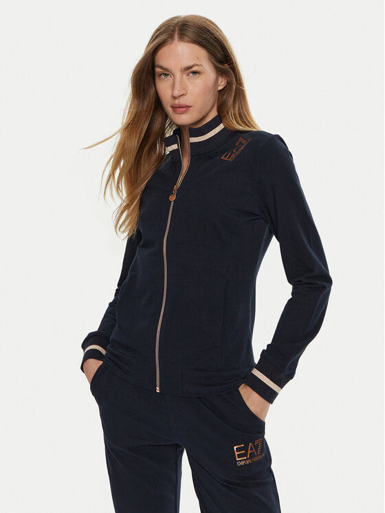 EA7 Emporio Armani EA7 Emporio Armani Спортивний костюм 6DTV53 TJVHZ 1562 Cиній Slim Fit