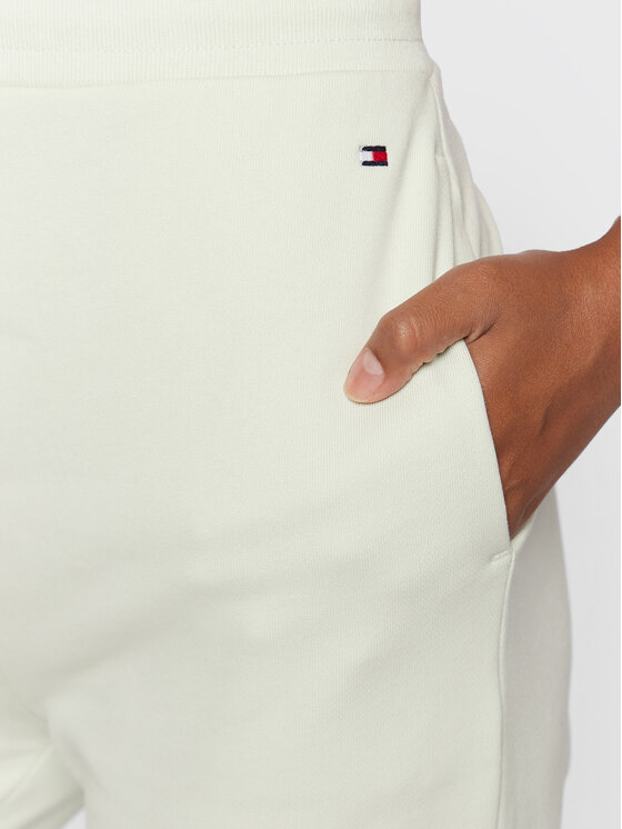 Tommy Hilfiger Tommy Hilfiger Spodnie dresowe WW0WW32207 Zielony Relaxed Fit