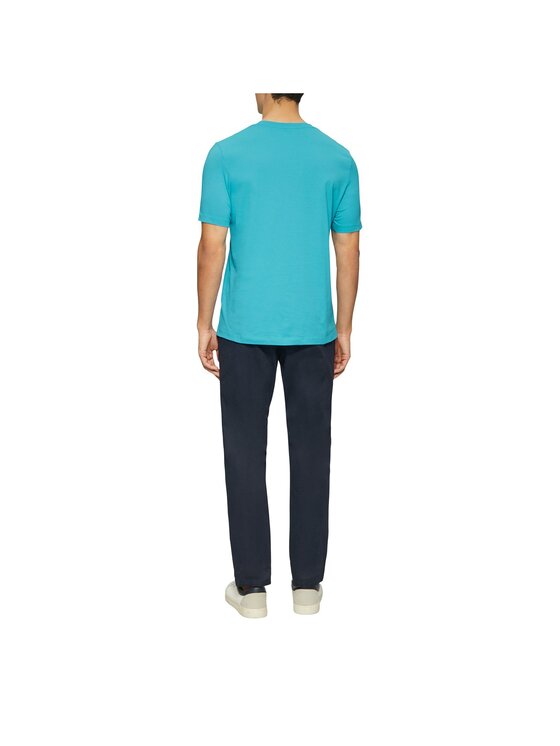 s.Oliver s.Oliver T-Shirt 28252 Turkusowy Comfort Fit