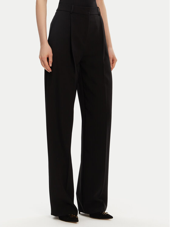 Elisabetta Franchi Elisabetta Franchi Pantaloni din material PA-081-51E2-V360 Negru Regular Fit