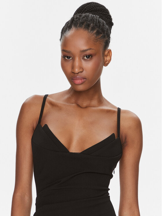 MVP Wardrobe MVP Wardrobe Cocktail obleka Manzoni MVPI3AB117.0XXXXXX Črna Feminine Fit