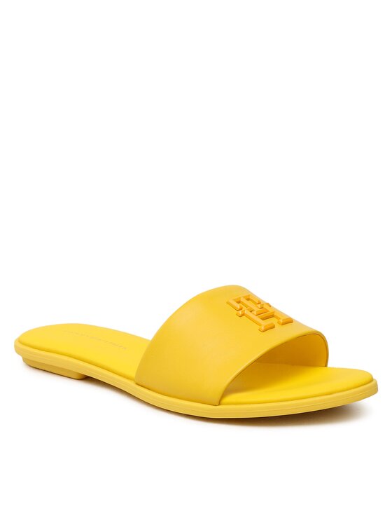 Tommy Hilfiger Tommy Hilfiger Şlapi Th Pop Mule FW0FW07097 Galben