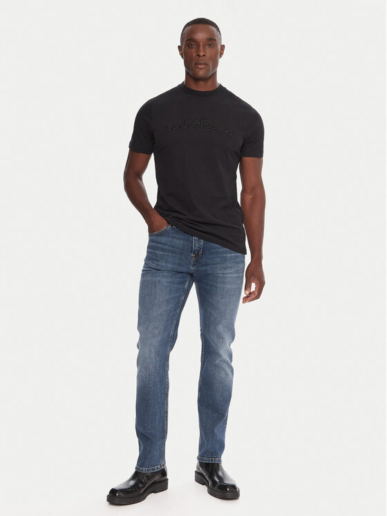 KARL LAGERFELD KARL LAGERFELD Džínsy 265840 554876 Modrá Regular Fit