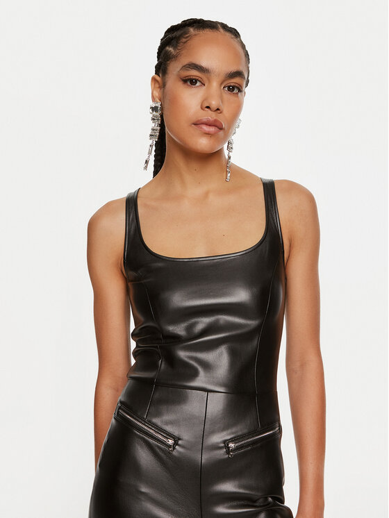 Patrizia Pepe Patrizia Pepe Гащеризон 8T0041 E005 Черен Slim Fit