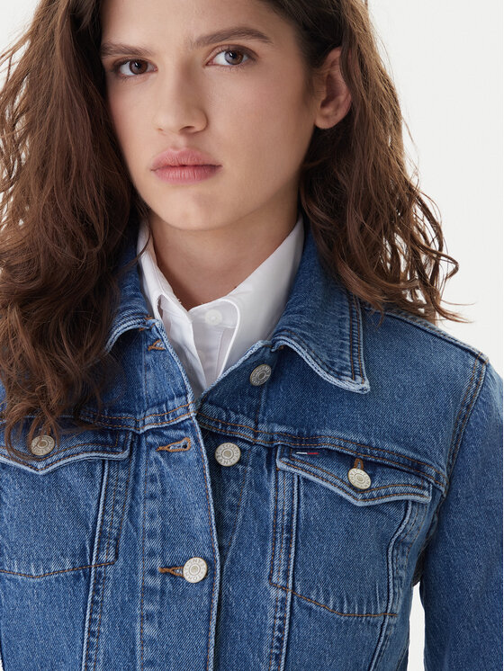 Tommy Jeans Tommy Jeans Τζιν μπουφάν Vivianne DW0DW22489 Μπλε Slim Fit