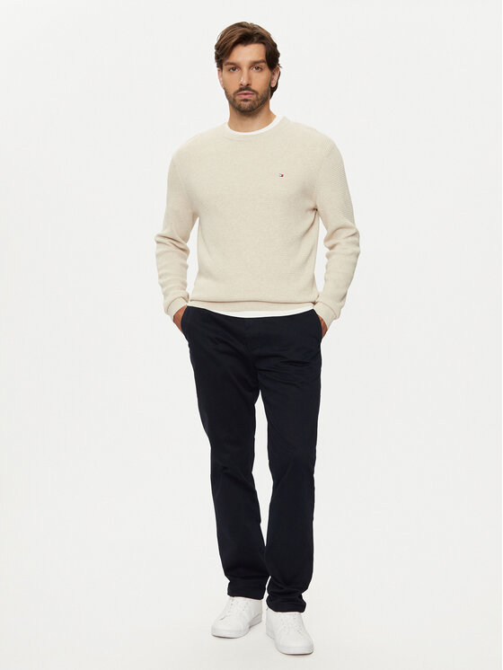 Tommy Hilfiger Tommy Hilfiger Pantaloni chino Denton MW0MW37873 Bleumarin Slim Fit