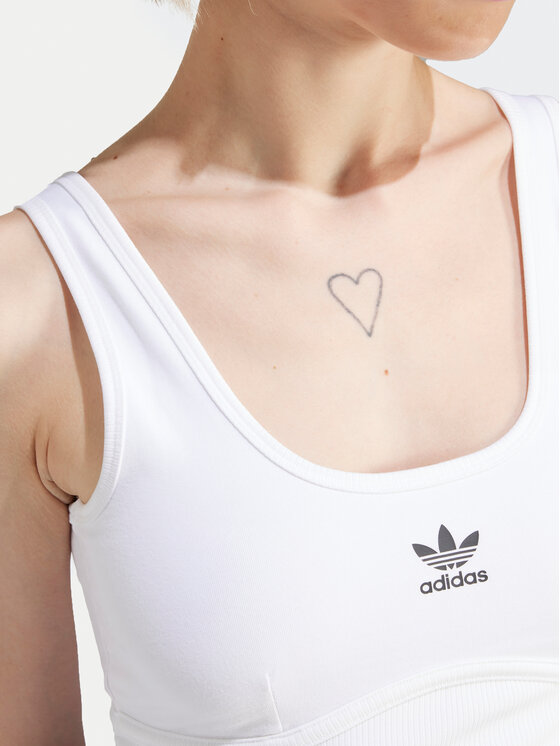 adidas adidas Melltartó felső adicolor Trefoil IN4116 Fehér