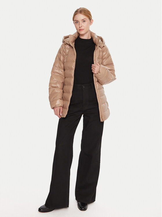 Calvin Klein Calvin Klein Зимно яке LV044D542G Бежов Regular Fit