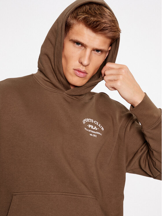 Felpa fila 2025 uomo marrone