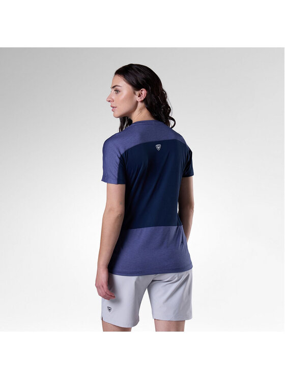Rossignol Rossignol Koszulka techniczna W Hiking Tee Granatowy Regular Fit
