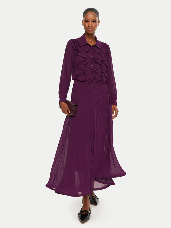 Dixie Jupe plissee G319K017A Violet Regular Fit Modivo