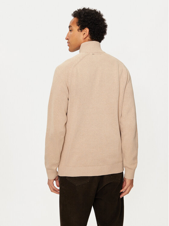 INDICODE INDICODE Sweter Yosevally 35-719 Écru Regular Fit