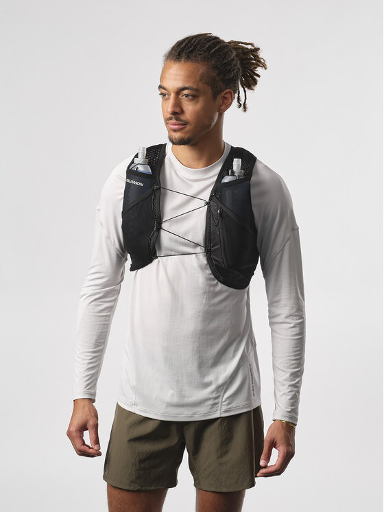 Salomon Salomon Gilet da running Active Skin 4 LC2178200 Nero