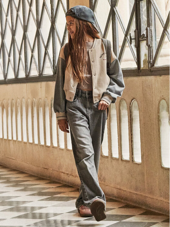 Mayoral Mayoral Jeansy 7574 Šedá Relaxed Fit