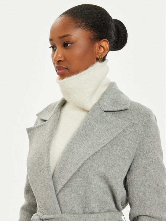 Marella Marella Cappotto di lana Ardenza 2423016031 Grigio Regular Fit