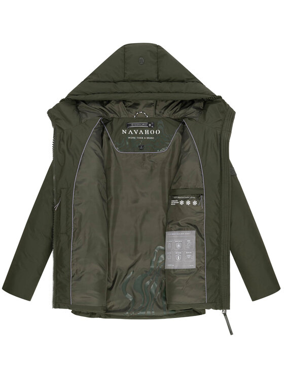 Navahoo Navahoo Kurtka zimowa Pastellzauber Zielony Regular Fit