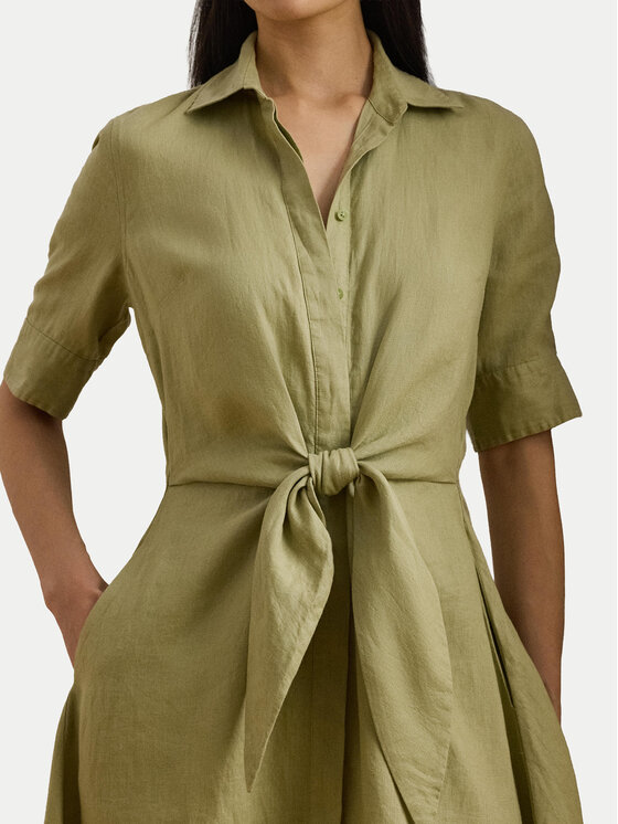 LAUREN RALPH LAUREN LAUREN RALPH LAUREN Sukienka koszulowa 200905667015 Zielony Regular Fit