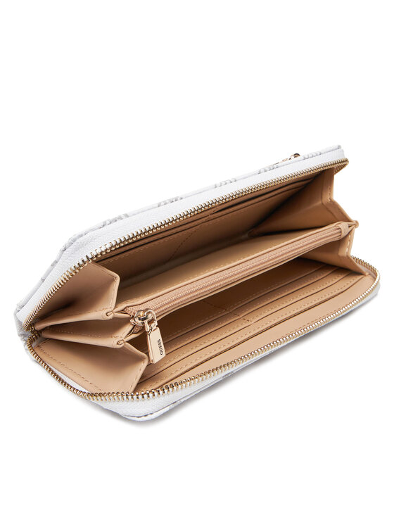 Guess Guess Голям дамски портфейл SWPG85 00146 Бял