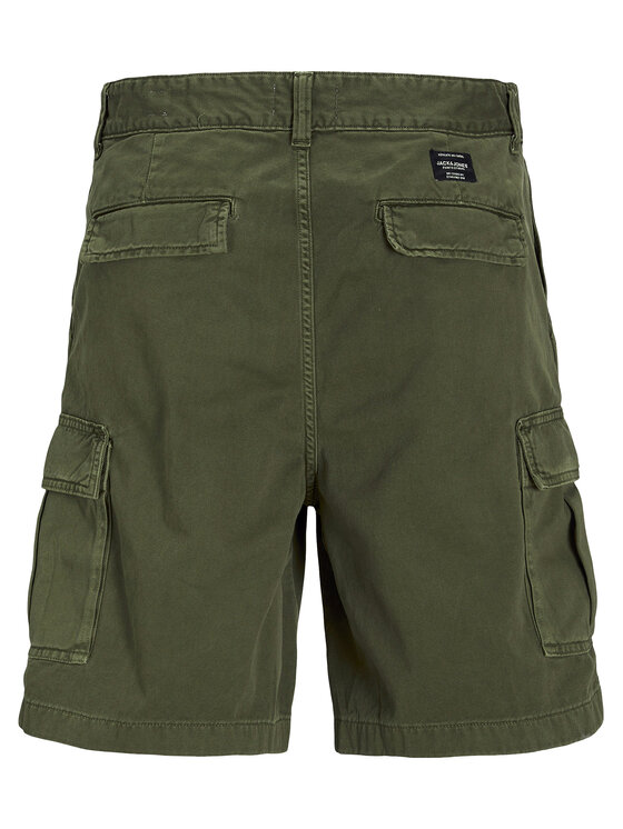 Jack&Jones Jack&Jones Pantalon scurți din material Karl 12269374 Verde Loose Fit