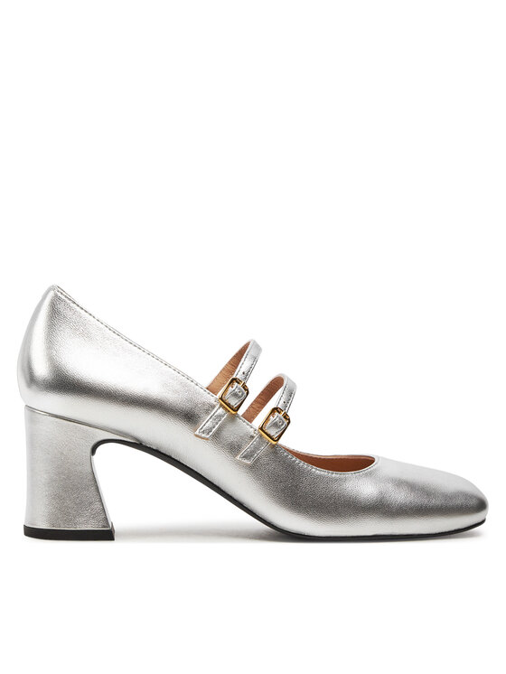 Pantofi pumps Unisa Mount Argintiu