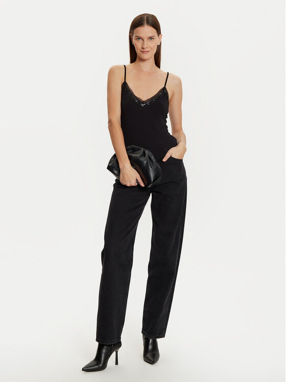 Morgan Morgan Topiņš 242-BARBY Melns Slim Fit