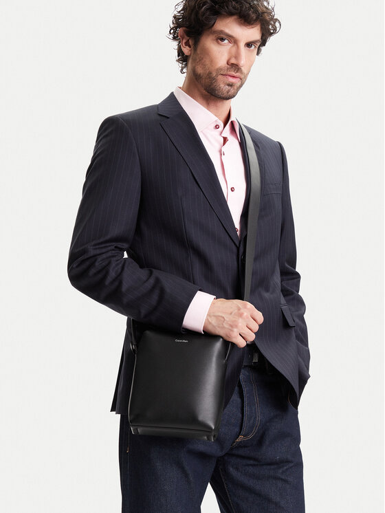 Calvin Klein Calvin Klein Τσαντάκι Ck Premium Leather Reporter S K50K512887 Μαύρο