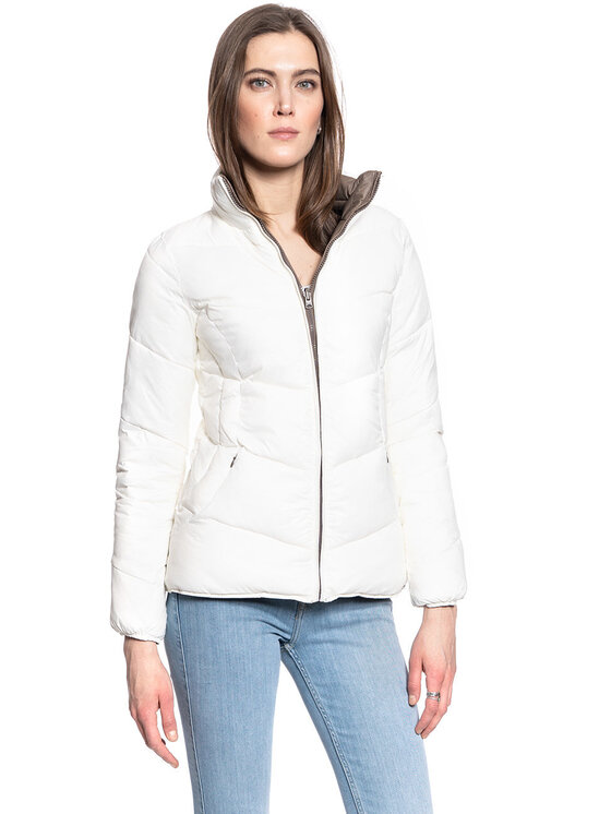 Wrangler Wrangler Giacca da donna ADELE REVERSIBLE JACKET Beige Slim Fit