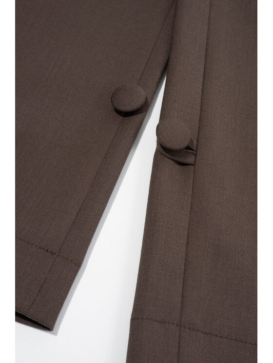 BENU BENU Pantalone da abito Spinane na dole Marrone Regular Fit