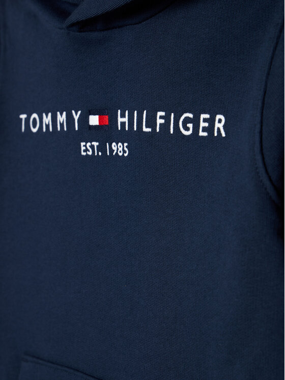 Tommy Hilfiger Tommy Hilfiger Bluză Essential Hoodie KS0KS00213 Bleumarin Regular Fit