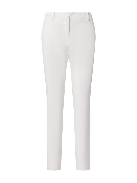 QUIOSQUE QUIOSQUE Dámske nohavice 3SH002 Biela Regular Fit
